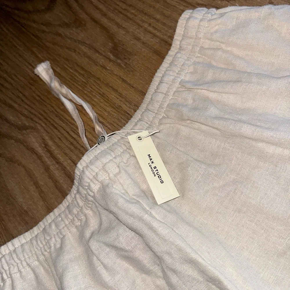 Max Studio Linen Blend Wide Leg Pants - Picture 10 of 10